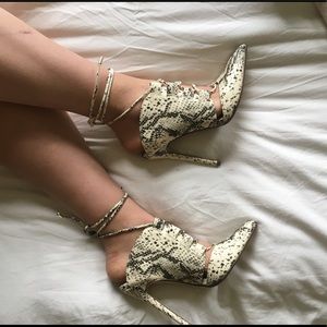 Steve Madden Snakeskin Heels